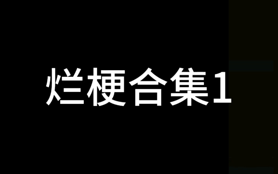 《烂梗合集1》哔哩哔哩bilibili