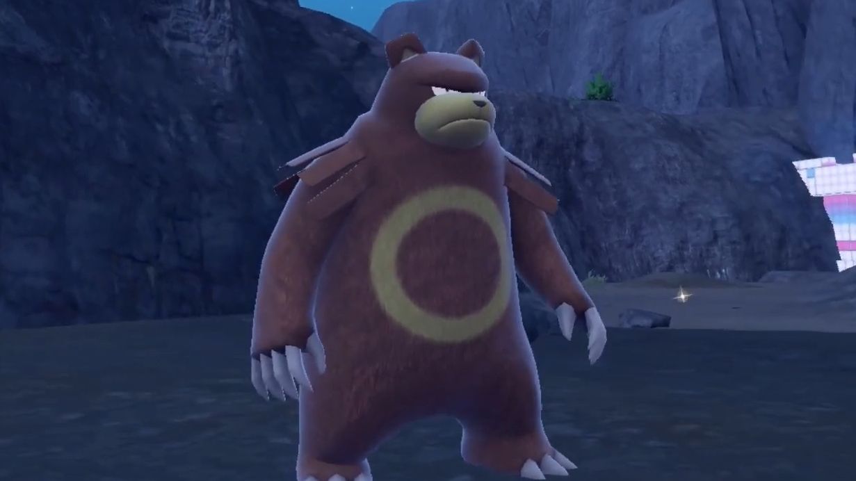 【宝可梦朱紫】同步器 动作展示 no.217 圈圈熊