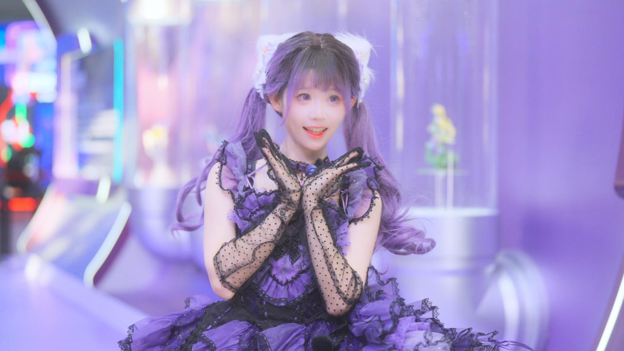 她今天真好看
