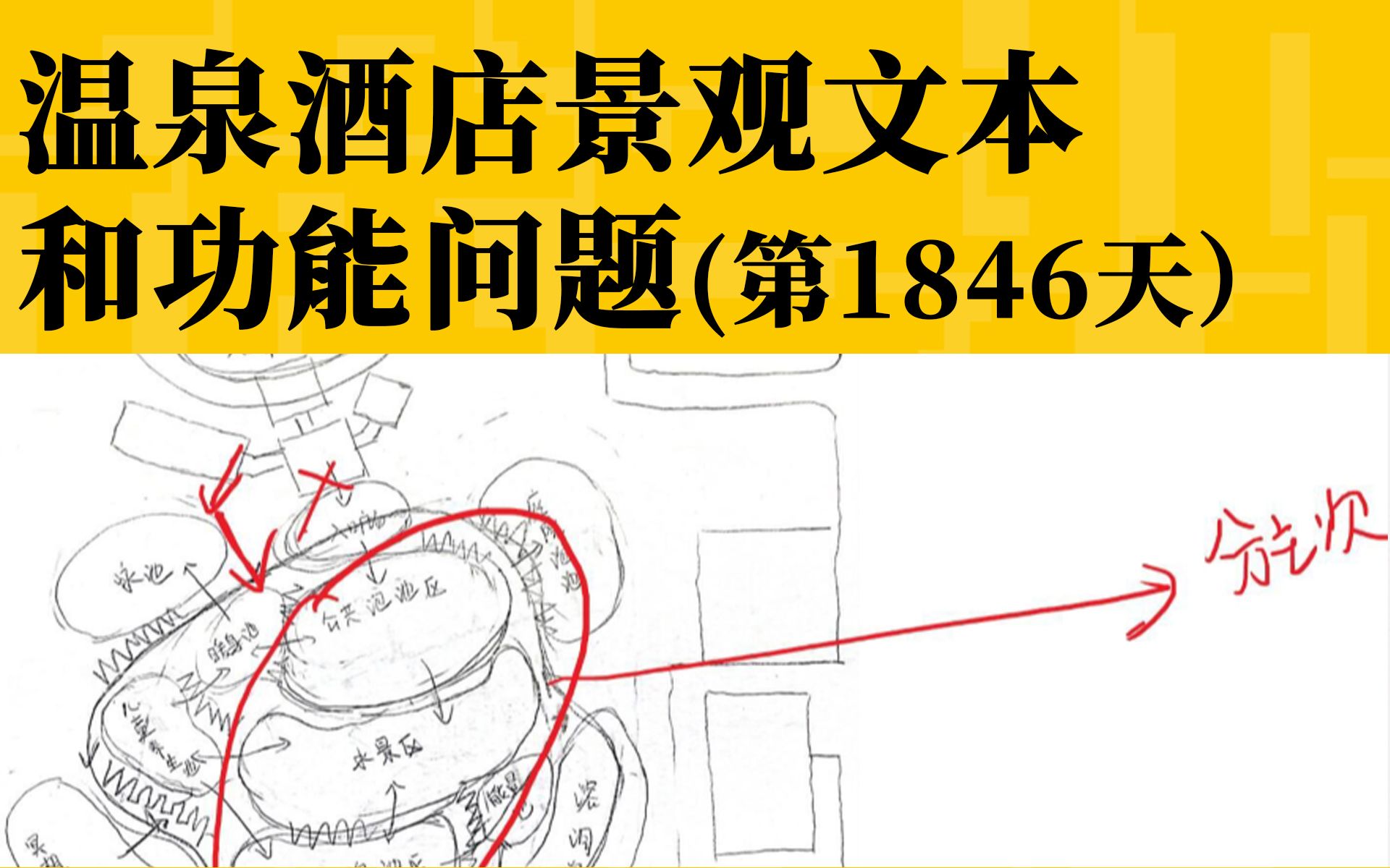 【与时间为友】温泉酒店景观文本和功能问题.2021年1月13日高薪小班作业点评(第1846天)表达哔哩哔哩bilibili