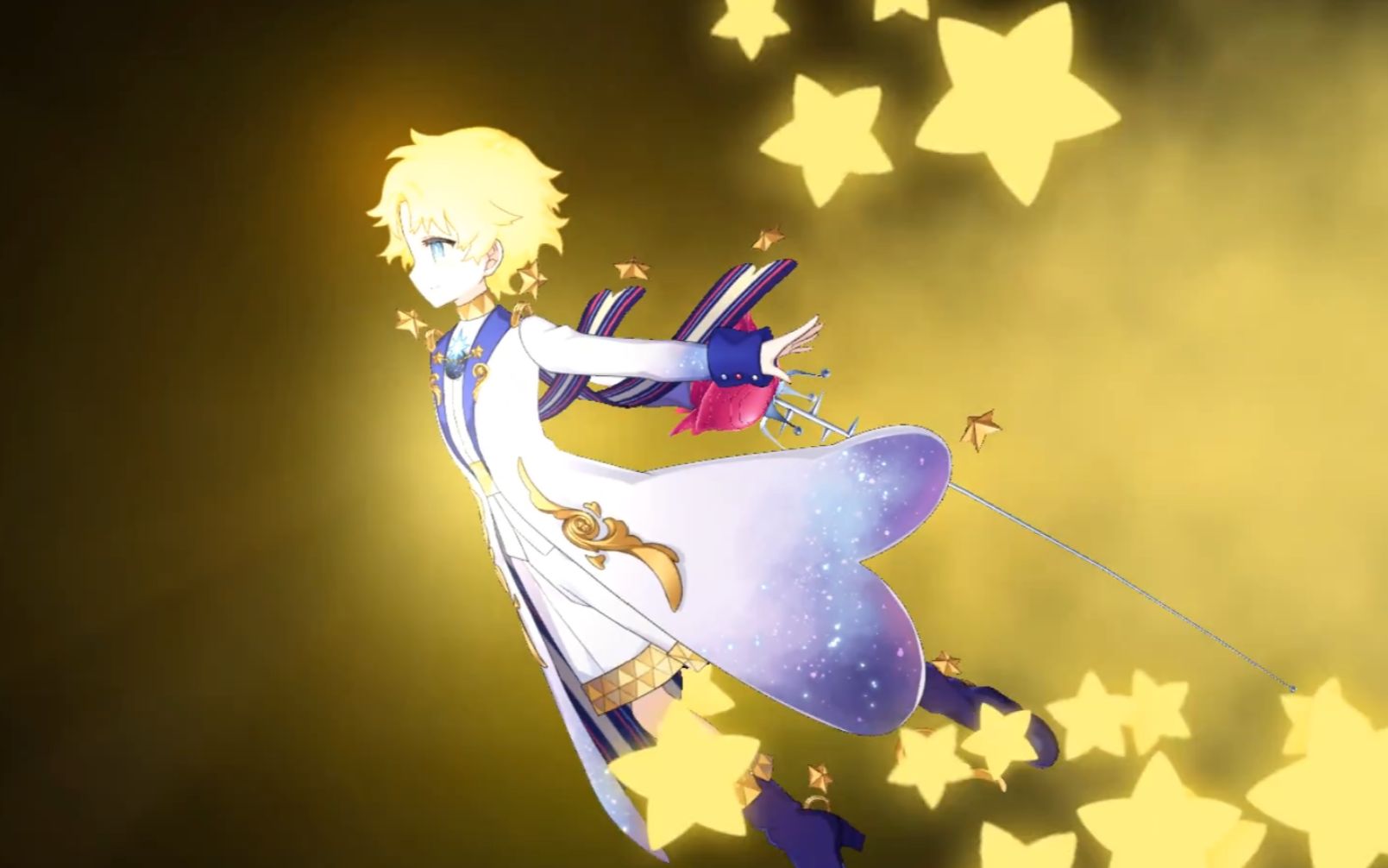 【fgo】旅行者(小王子)模组·宝具动画演示,会飙车会唱歌会骑士踢还有