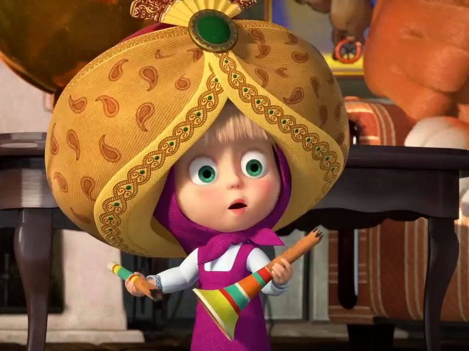 [图]Masha and the Bear 💥 NEW EPISODE 2023 🇮🇳 The Magic Flute 👳‍♀️🪈 (Masha's Son