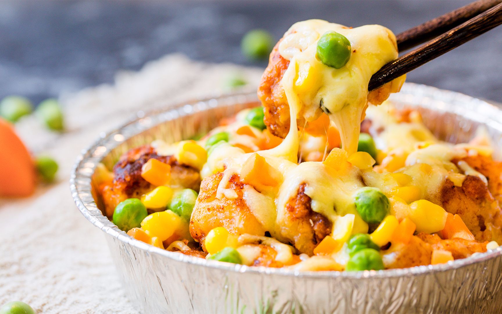 【芝士脆皮鸡】这诱惑没谁了!一口柔软的拉丝能让一家人都吃光光!