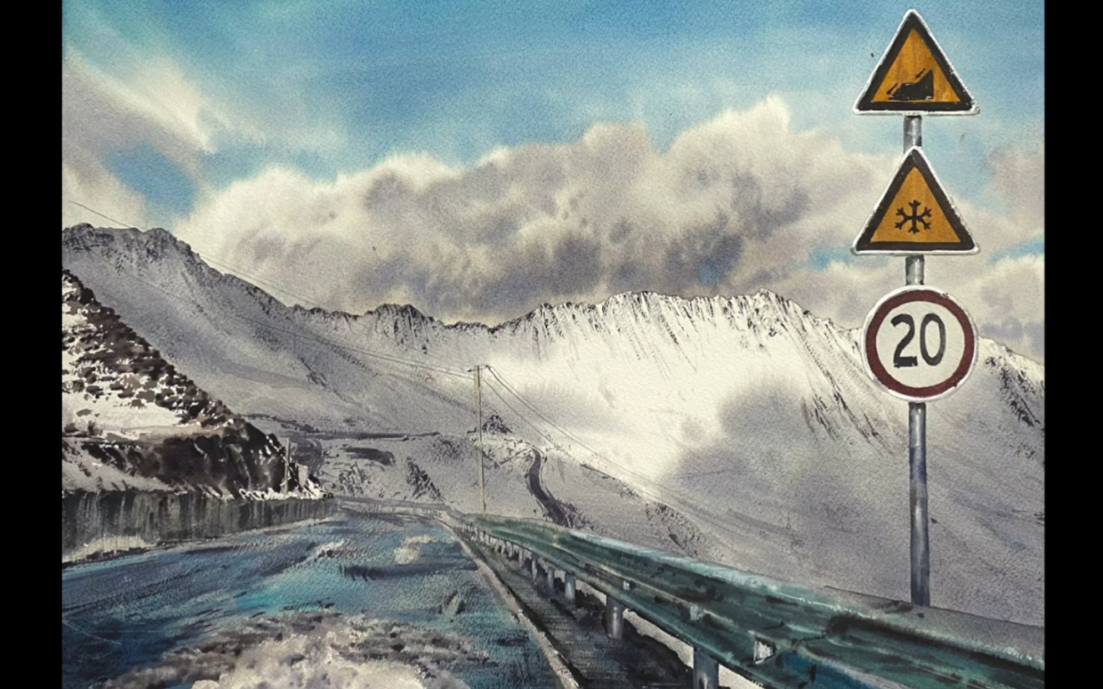 活动  【水彩过程】奔向远方!