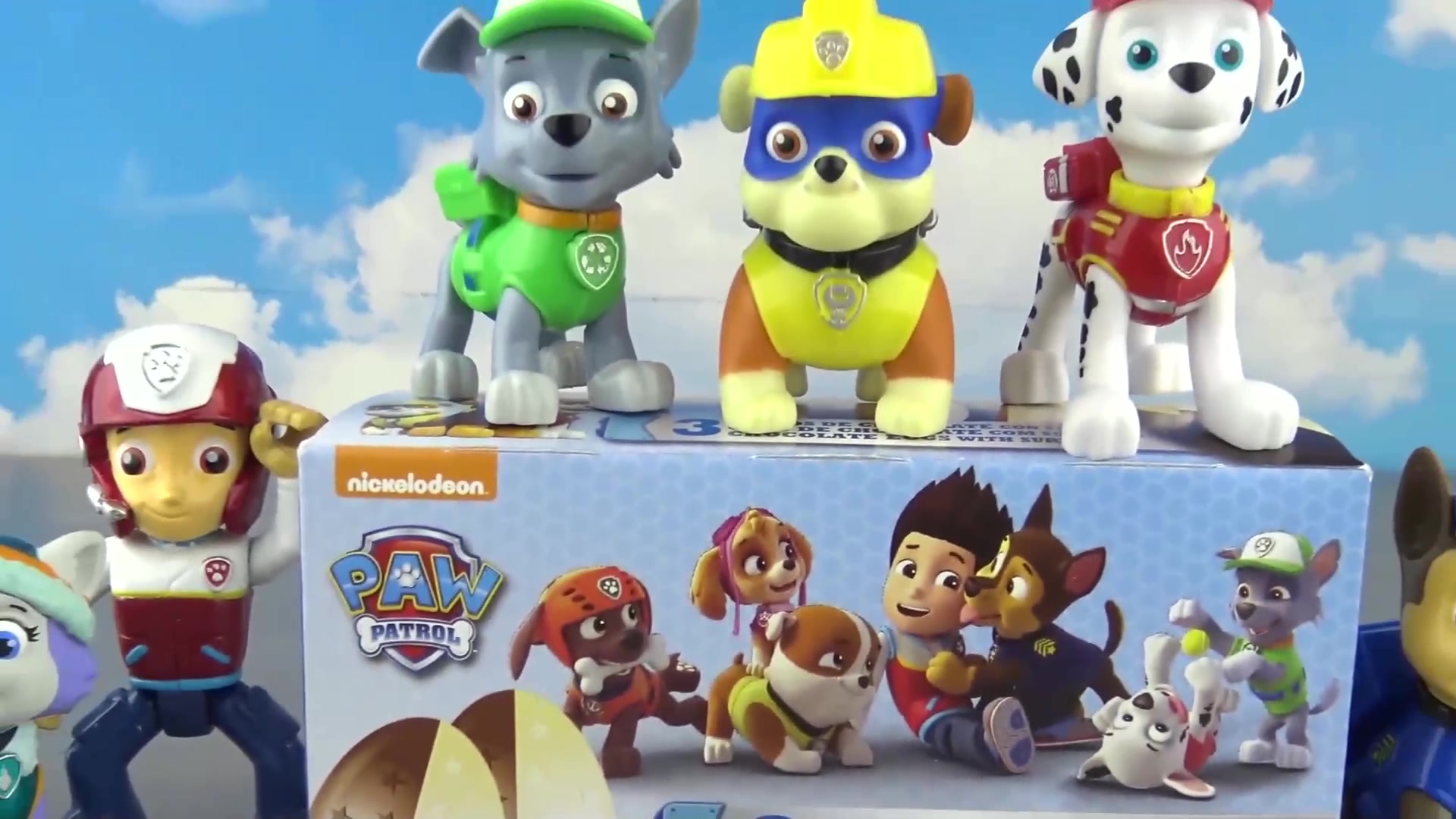 汪汪队狗狗巡逻队之3个巧克力金色惊喜蛋