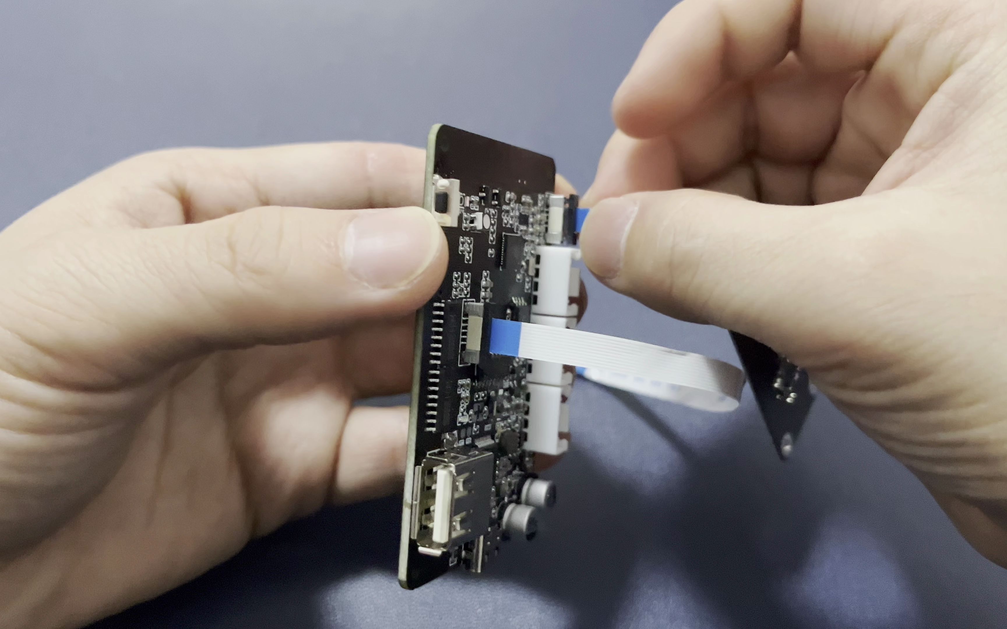 【node组装】1.安装sd卡和oled的软排线