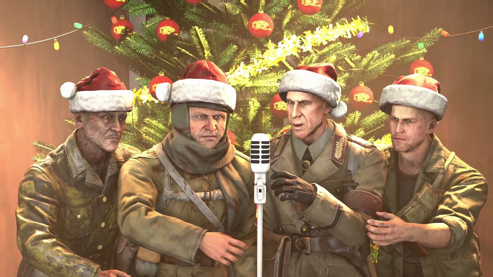 使命召唤僵尸模式来自四小强的圣诞礼物