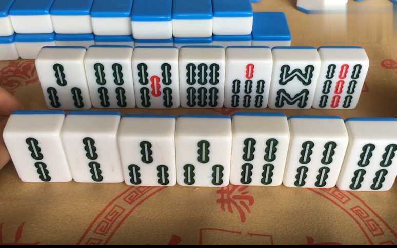 小伙玩麻将是个新手,只知道胡三七条,摸到二条就不会玩了