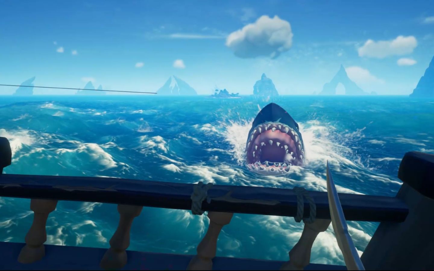 盗贼之海 遇见鲨鱼00_网络游戏热门视频