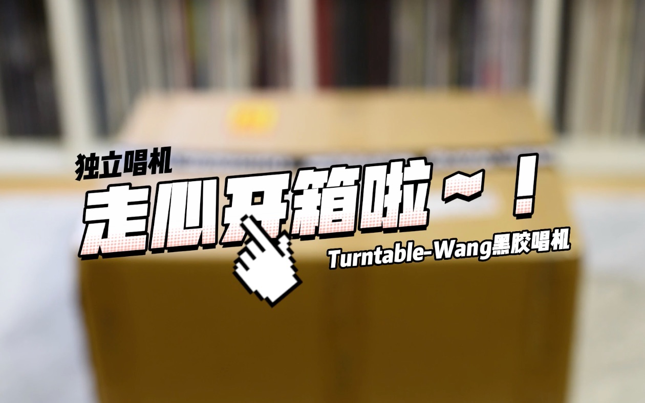 开箱啦!超高颜值+超高性能的黑胶唱片机TurntableWang 01BT开箱~哔哩哔哩bilibili