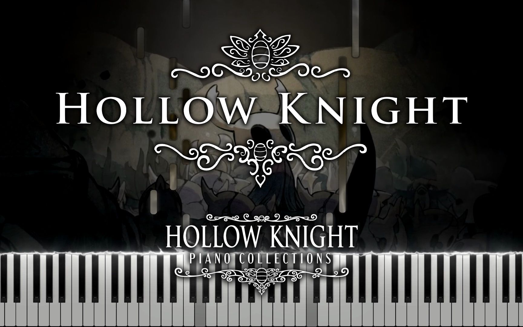 [图]【空洞骑士/官方钢琴专辑】Hollow Knight 空洞骑士 瀑布流可视化