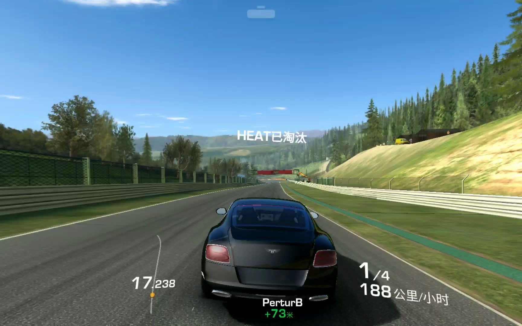 《真实赛车3》巅峰强力赛宾利continental gt speed表演赛_手机游戏