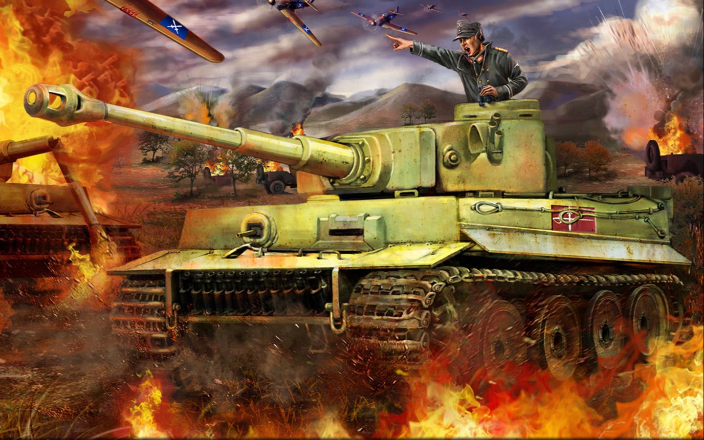 英雄连2 汉堡港一小时血战五星山猫大杀四方