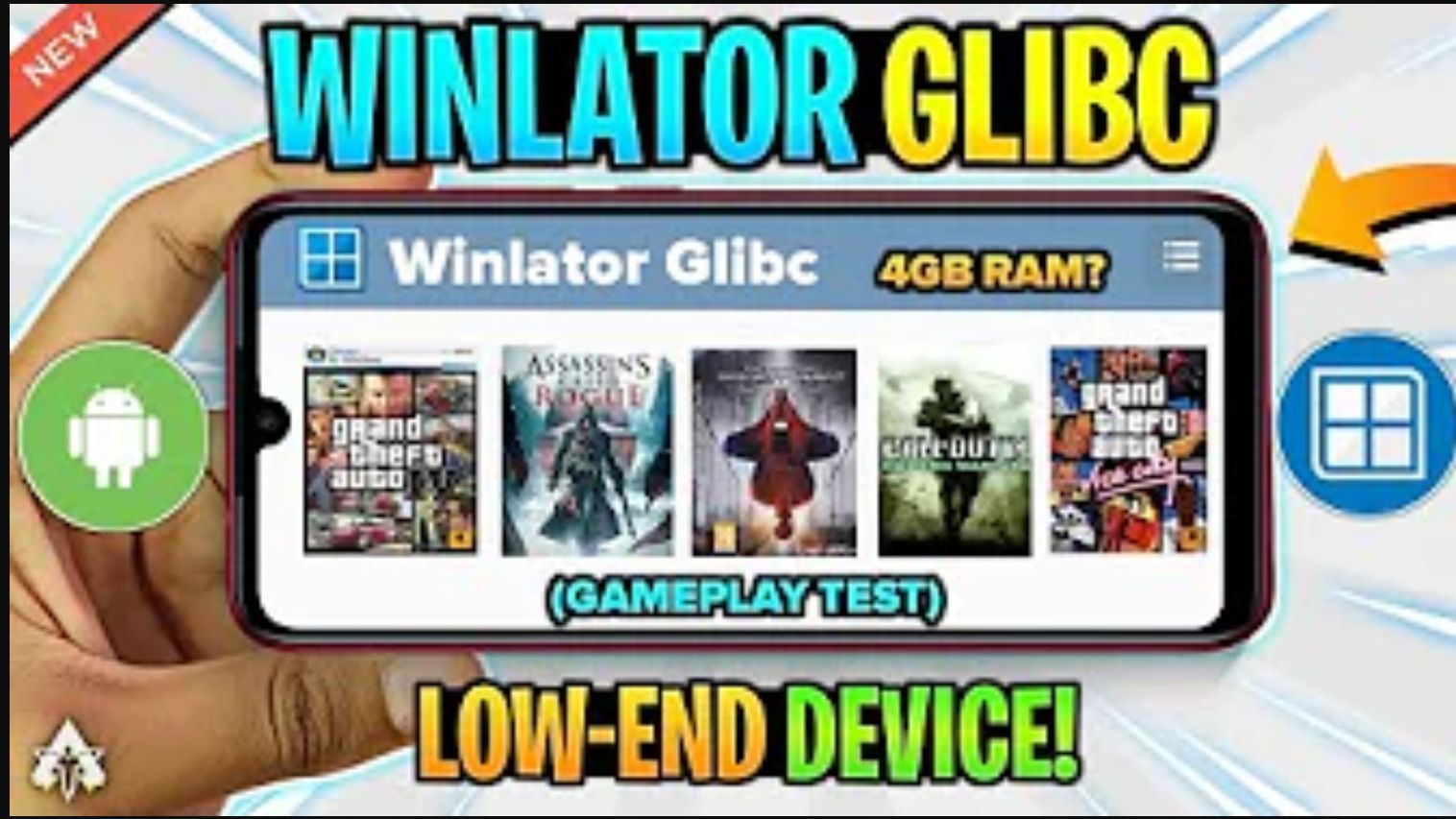 [图]【中配】添加自定义驱动后超级流畅？4G内存低端手机跑【Winlator】安卓Windows模拟器 Glibc版