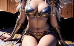 【ai绘画】天基王-鹤熙-比基尼铠甲