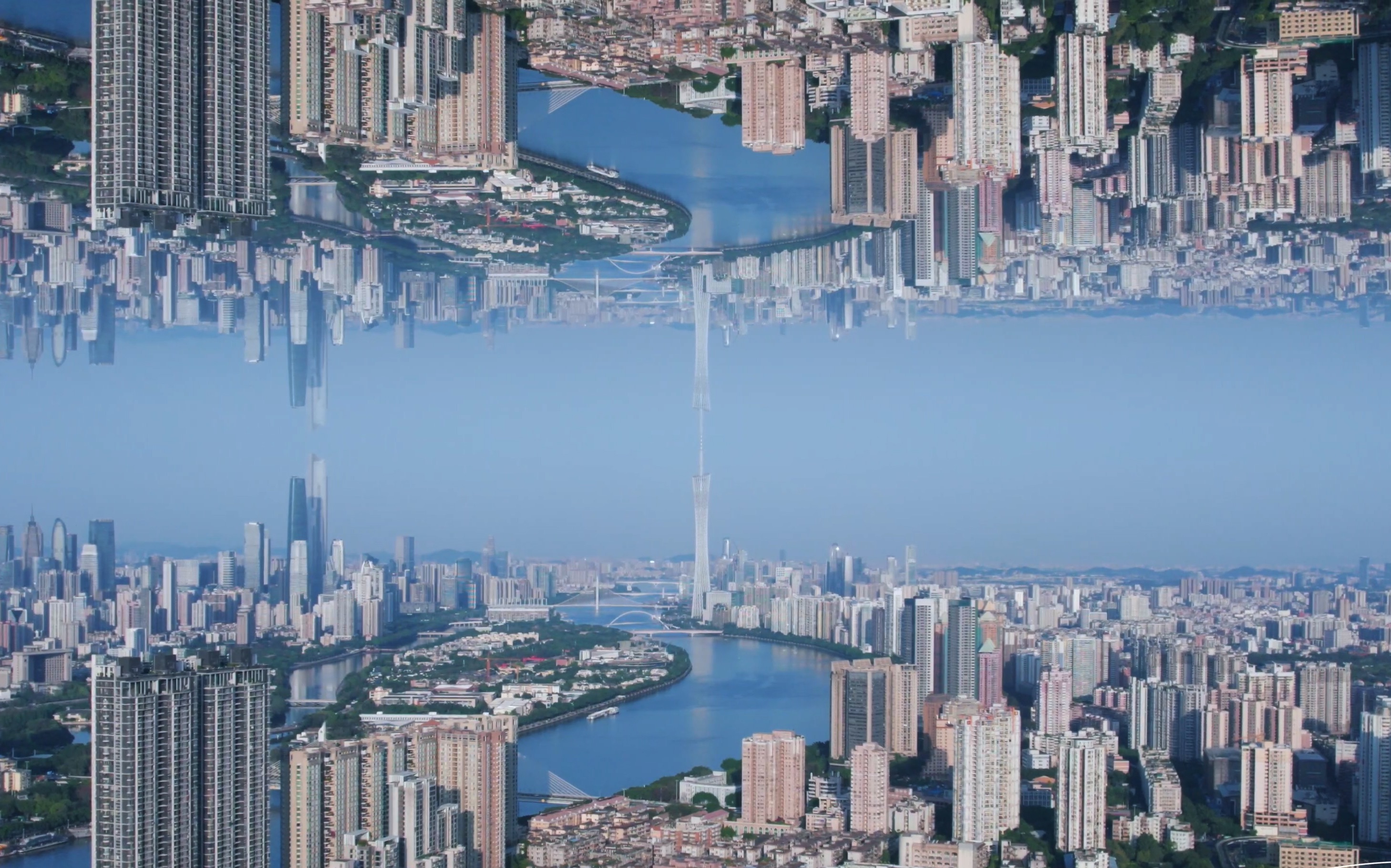 镜像广州 | 360°全景环绕遍览广州建筑群