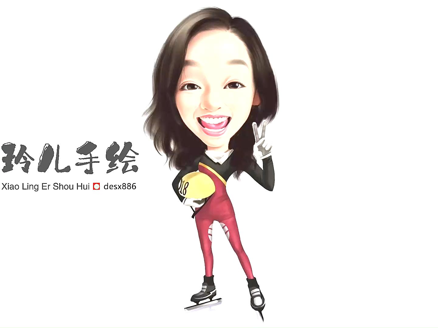 少女头像,人物漫画 手绘