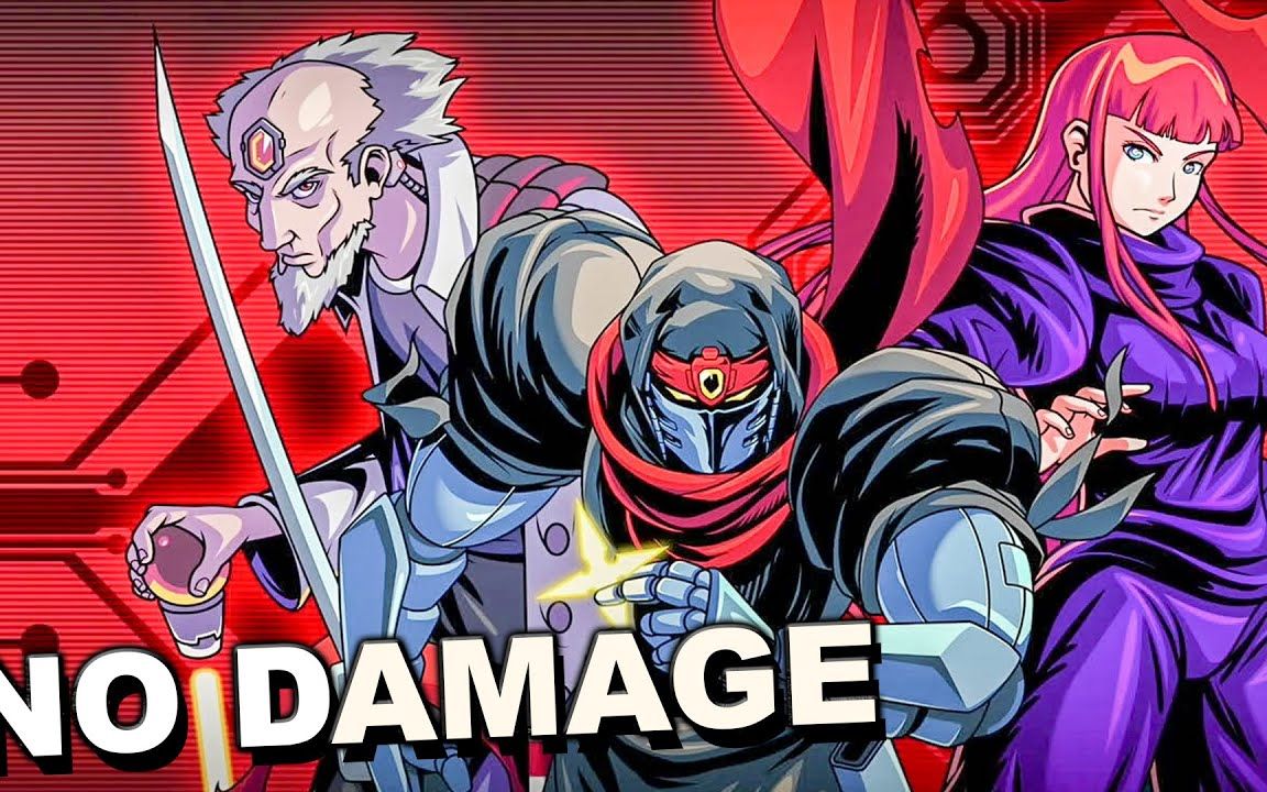 【赛博暗影】全boss无伤 结局/cyber shadow - all boss fights