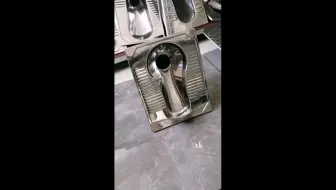 不锈钢蹲便器 水冲蹲坑后排污后冲水 加存水弯s弯前挡 防臭器 厕所改造公厕移动厕所农村厕所改造工程看守所学校厕所改造