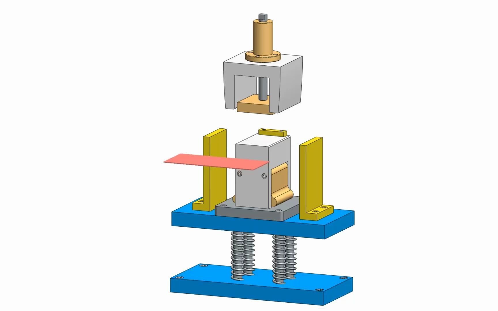 件弯曲模运动仿真,冲压模具秘诀分享