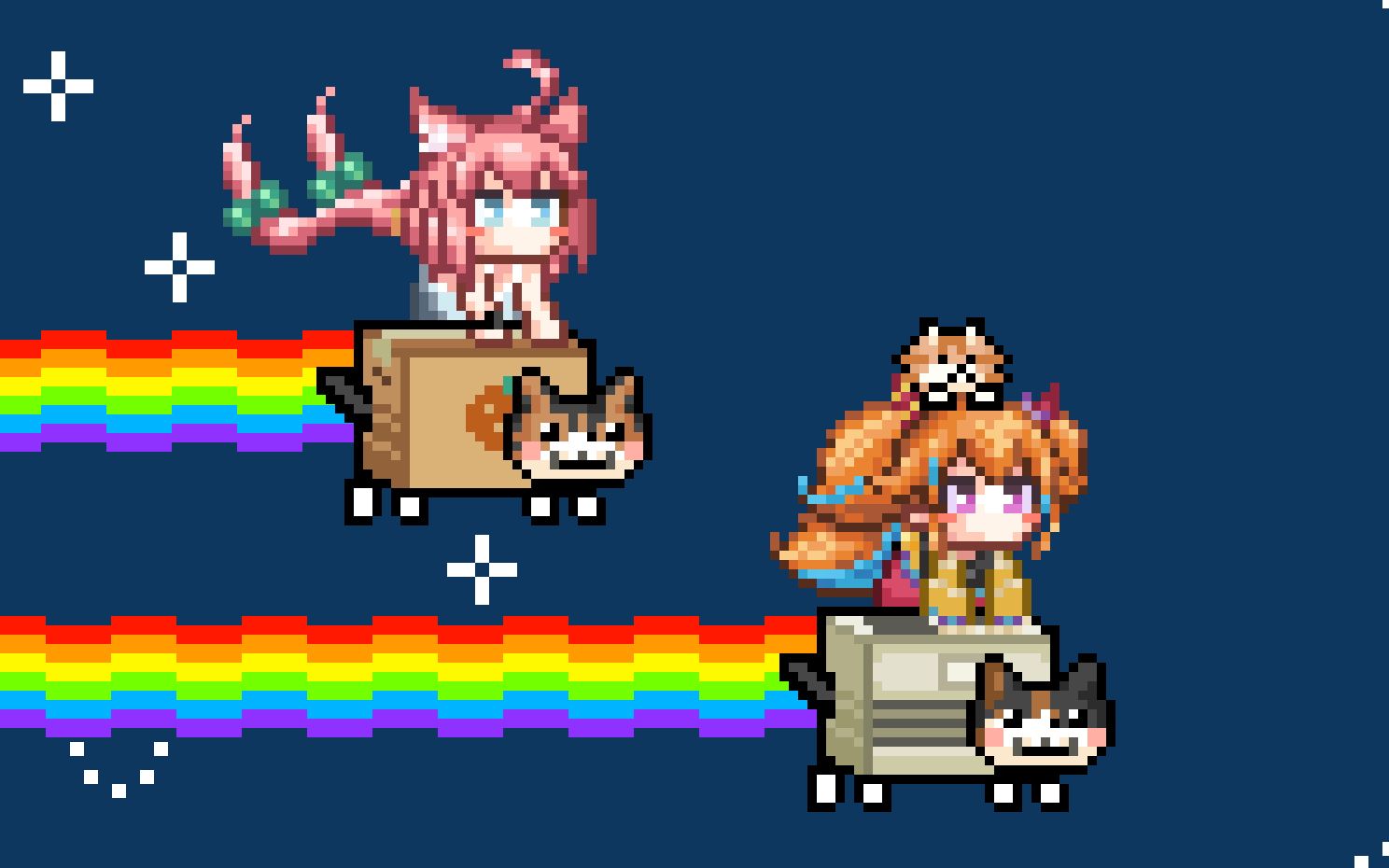 【yaming猫宫日向】nyan Cat！ 哔哩哔哩