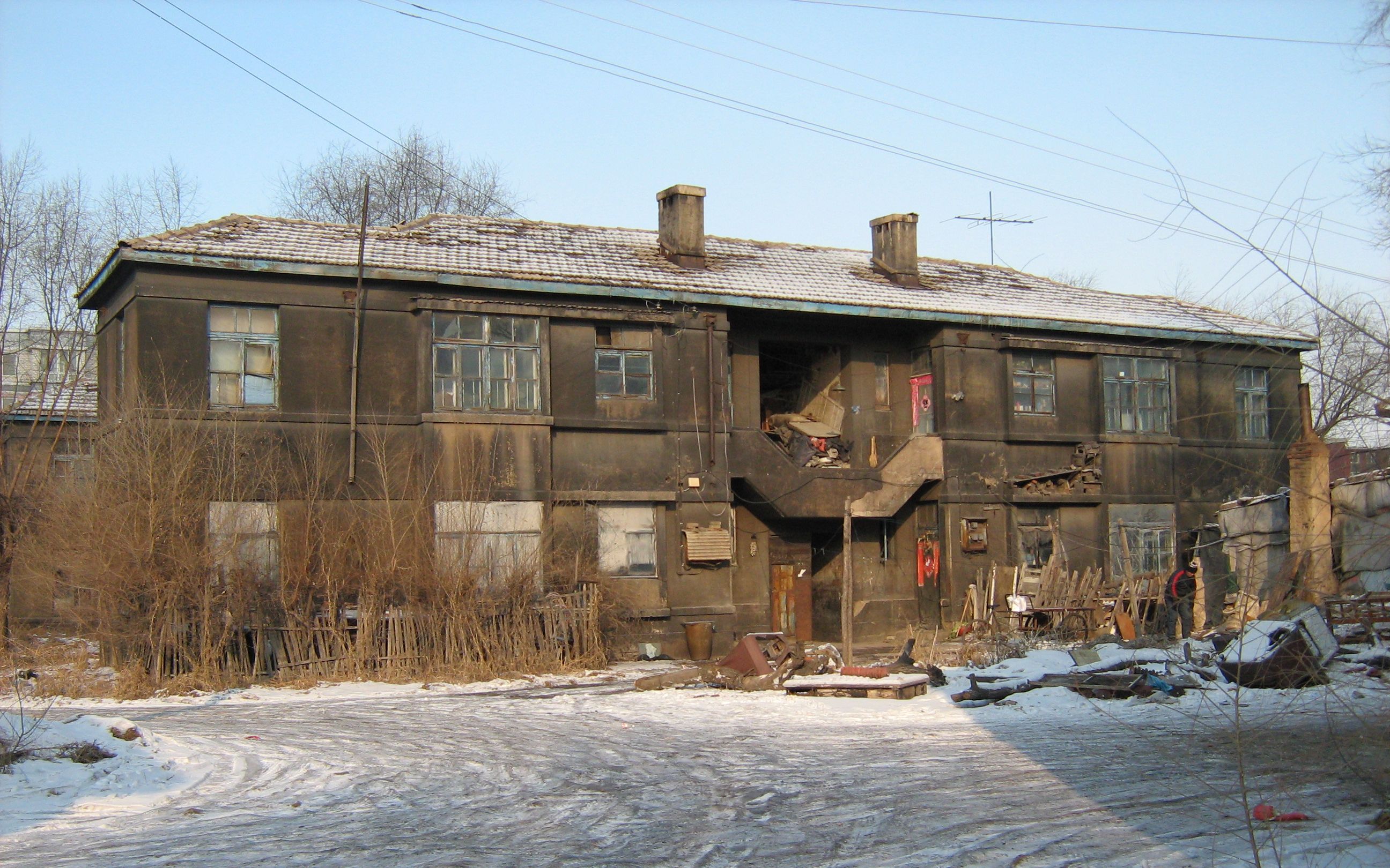 2013年1月抚顺望花老建筑探访纪实(光明街南一雅苑附近,视频中提及老
