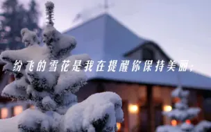 Download Video: 冷的冬风是我在告诉你注意添衣；纷飞的雪花是我在提醒你保持美丽；冰冻的河川是我的祝福凝在你心里！祝你温暖一个冬天。