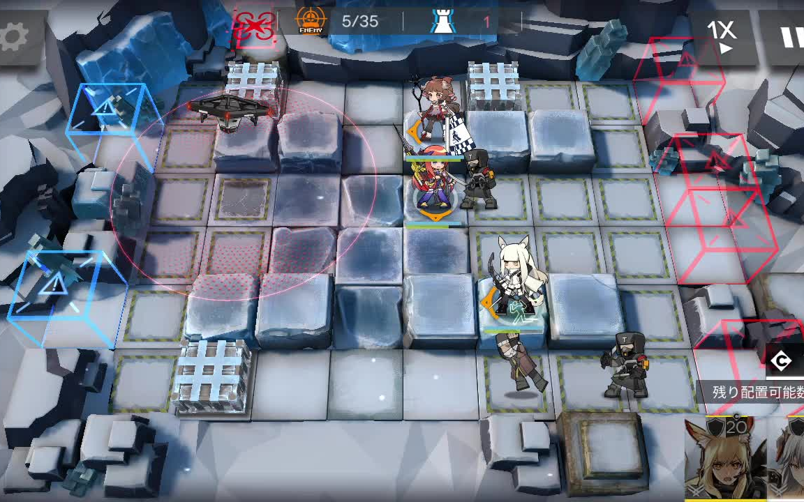 【明日方舟】日服无课日记195:突袭r8-7 5人