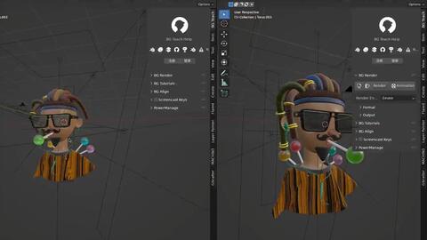 Blender Mac 版的全屏快捷键冲突 为此我就开发一个插件吧 哔哩哔哩