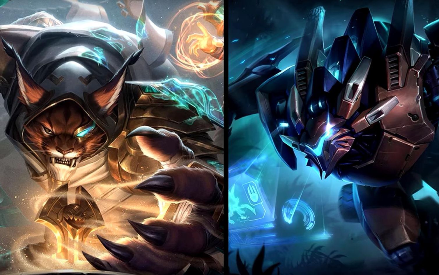 【皮肤对比】时之沙 狮子狗vs霸天战士 狮子狗——英雄联盟