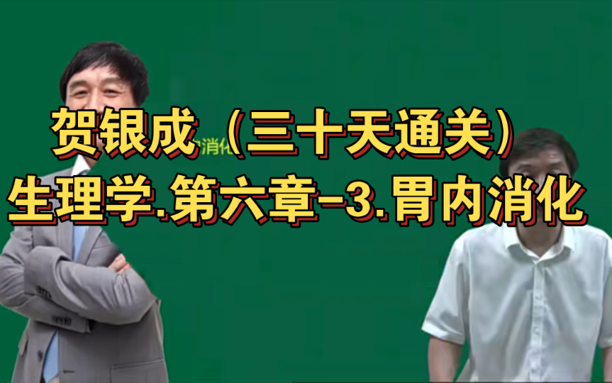 [图]贺银成（三十天通关）生理学.第六章-3.胃内消化