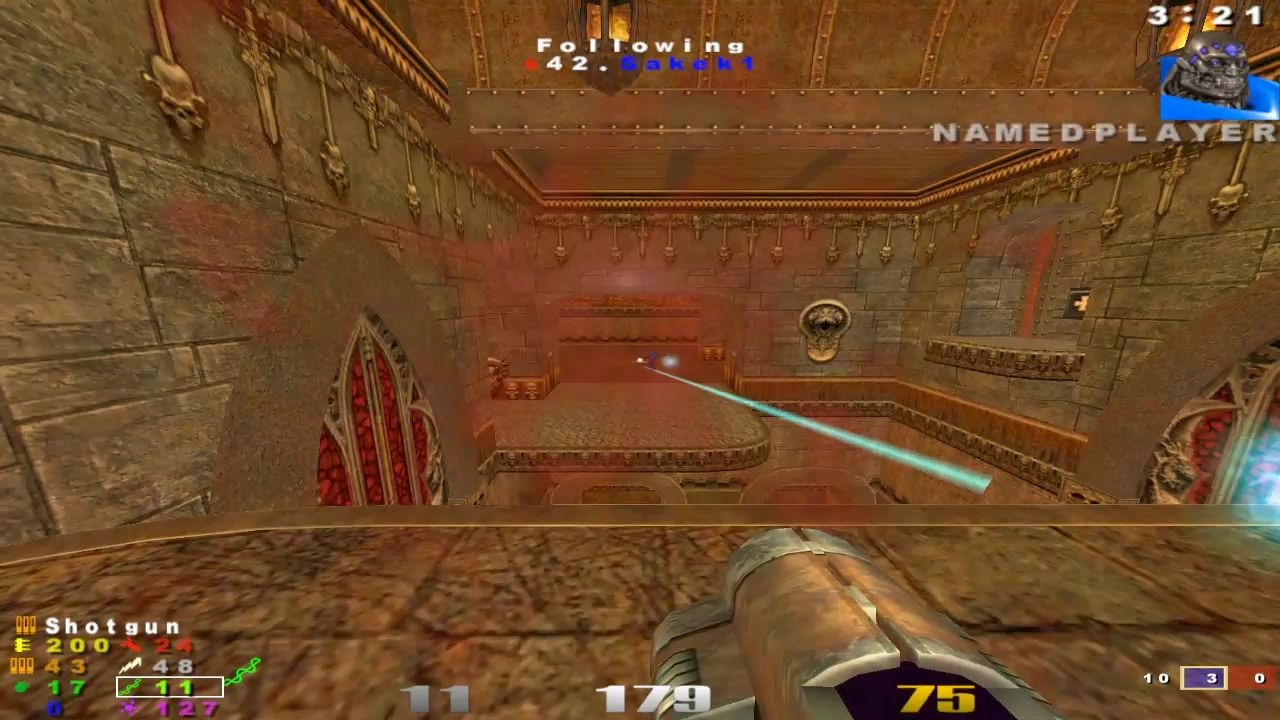 雷神之锤3(QUAKE3)对战视频(地图:ZTN3T1)sakeki vs namedplayer哔哩哔哩bilibili