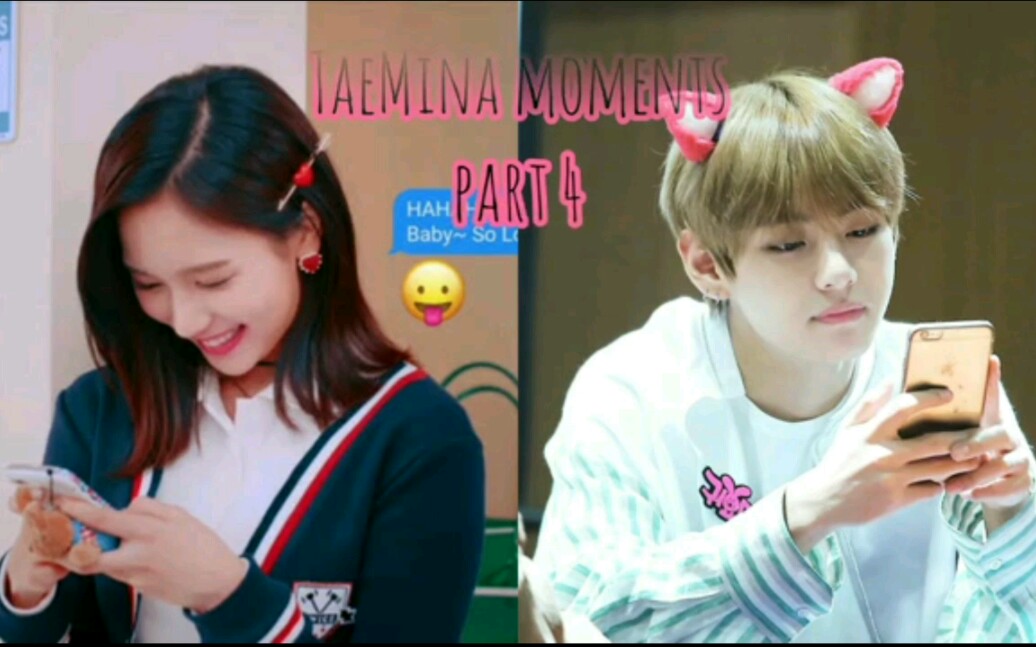 Taehyung*Mina Moments Part4‖TaeMina哔哩哔哩bilibili