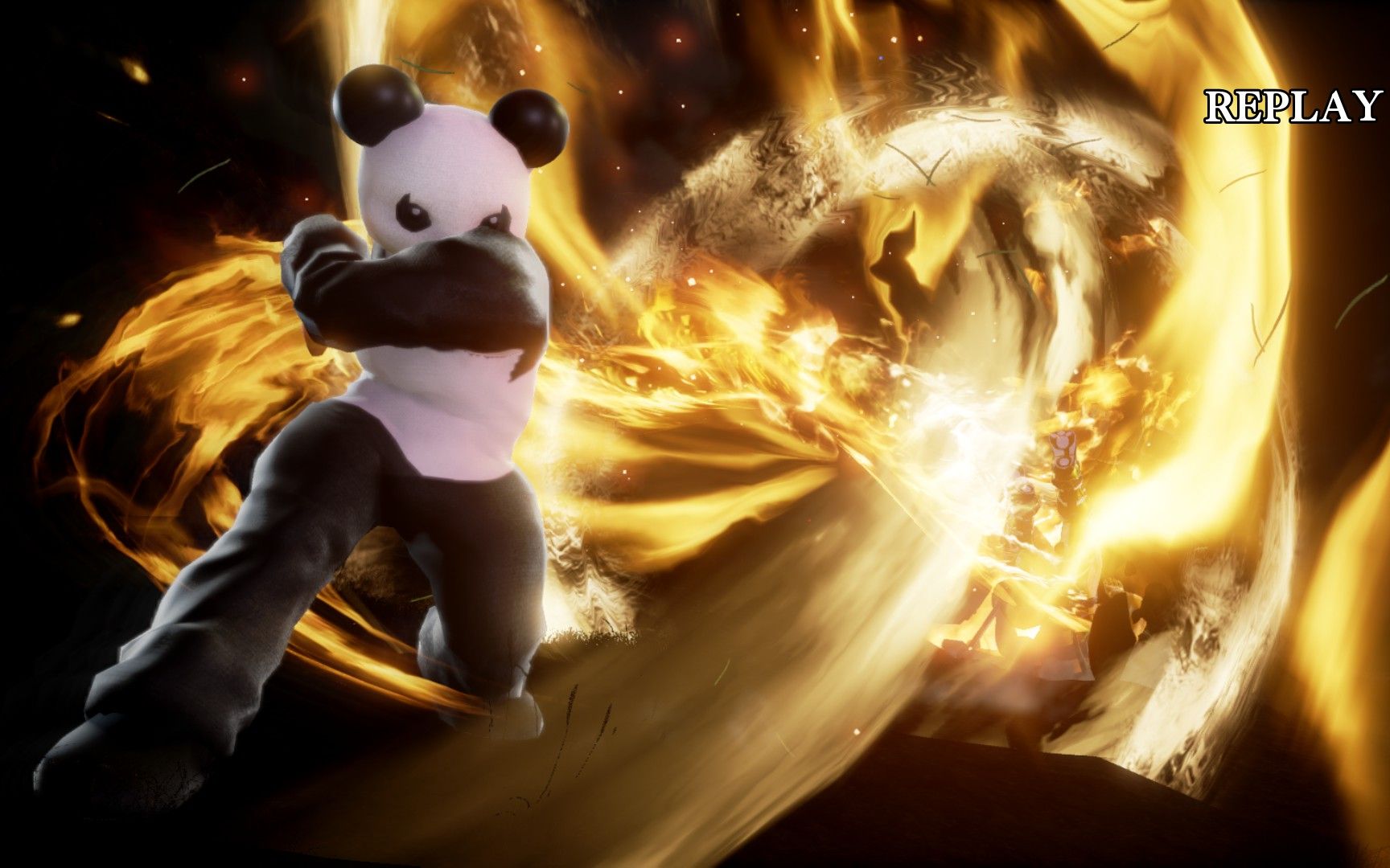 恶搞 肌肉熊猫头 与 肌肉皮卡丘