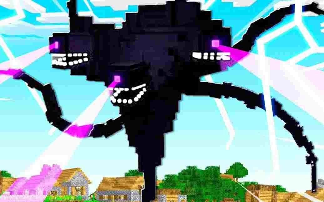 小橙子姐姐我的世界万能幸运方块:开出巨大凋零风暴超酷技能!