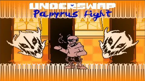 scratch] underswap Sans battle![undertale fangame] 