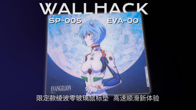 WALLHACK 新世纪福音战士EVA凌波零联名款玻璃鼠标垫SP-005！_哔哩哔哩_