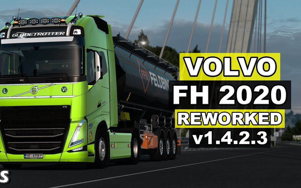 【YouTube】欧卡2modKP TruckDesign的沃尔沃FH2020 v1.4.2.3|Volvo FH 2020 by KP TruckDesig欧洲卡车模拟2