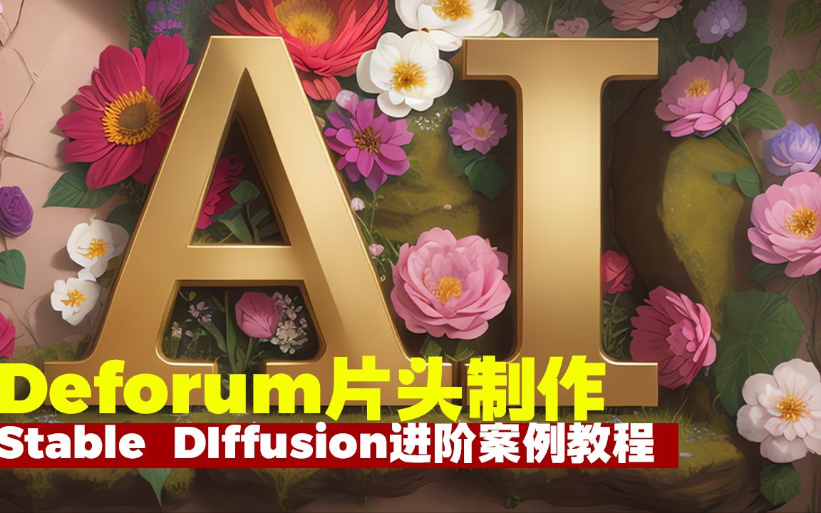 AI绘画stable diffusion片头制作Deforum哔哩哔哩bilibili