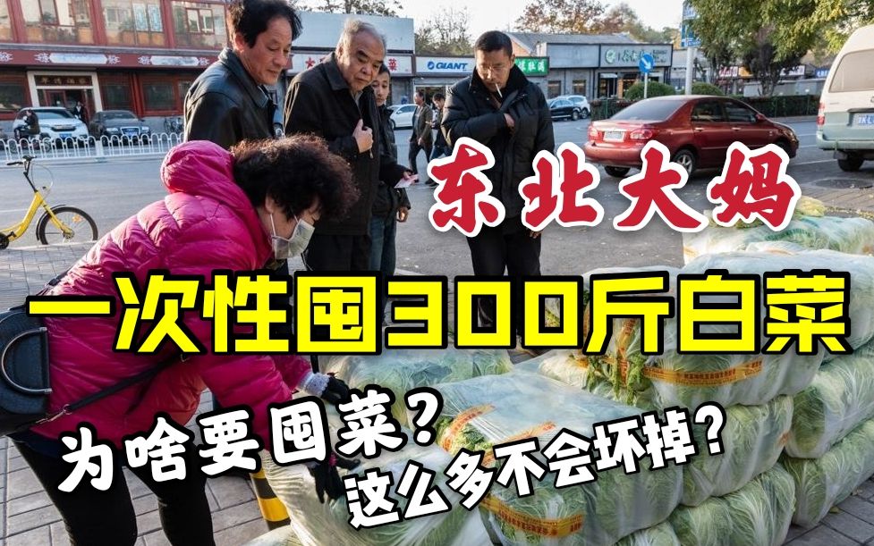 [图]东北大妈雇车囤300斤白菜！南方人很好奇，背后原因果然很现实