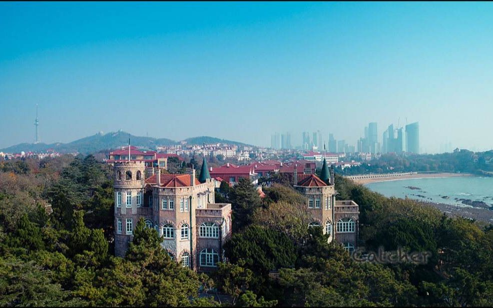 八大关景区花石楼