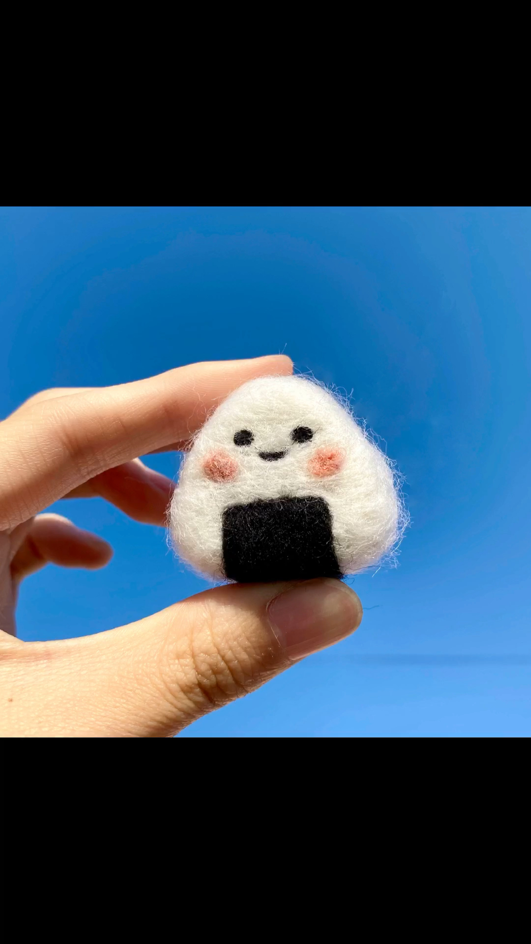 一只羊毛毡饭团97诞生#羊毛毡##羊毛毡_哔哩哔哩_bilibili