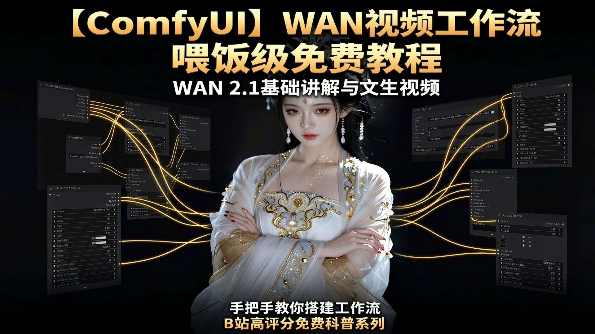 文生视频，一篇看懂—ComfyUI喂饭级教程第十二期---万象视频文生图及节点详解（ComfyUI-N8N全系列免费教程）