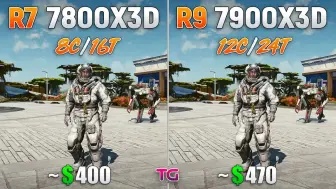 Download Video: 7800X3D vs 7900X3D 游戏性能比较