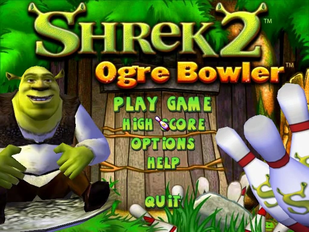[图]pc经典老游戏 史莱克保龄球（Shrek 2 Ogre Bowler）全人物地图娱乐视频
