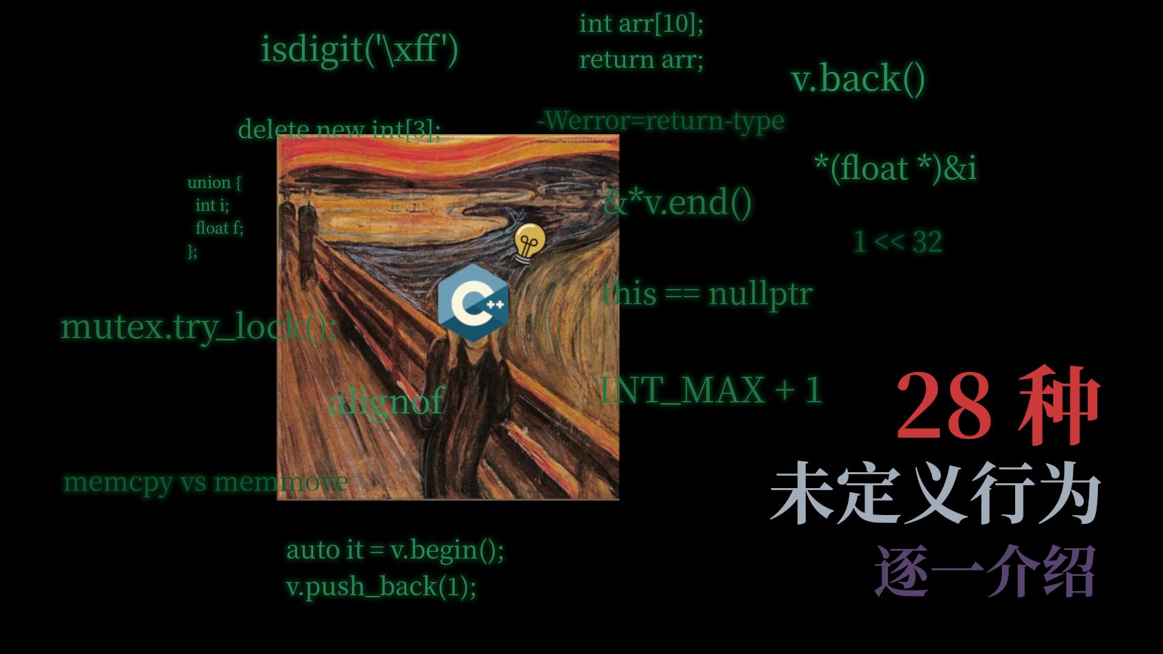 【全网最全】28种C++未定义行为,完全介绍(附检测方法教学)哔哩哔哩bilibili