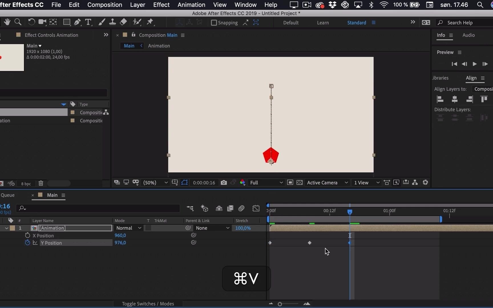 ae教程简单又实用mg弹跳动画教学