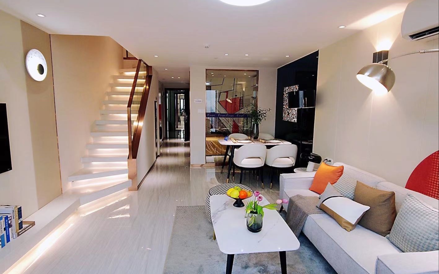 实拍55平4房复式公寓,这样温馨简约的风格你爱了吗?