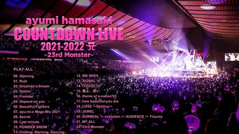 滨崎步「ayumi hamasaki ASIA TOUR 2021-2022 A ~23rd Monster~」SET 