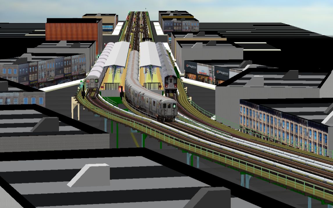 【openbve/pov】纽约地铁6号线快车(佩勒姆湾公园~布鲁克林桥-市政府)